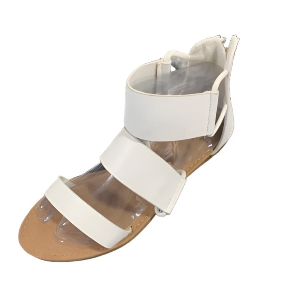 Bamboo White‎ Sandal - 3303